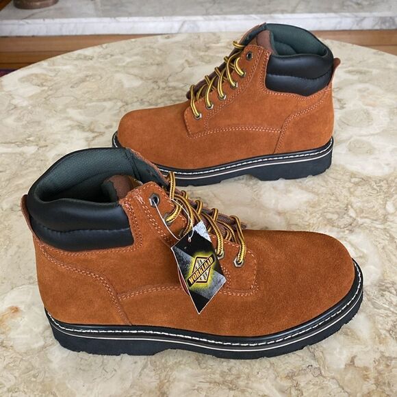 NWT Workload Sam Suede Leather Ankle Boots 9-Wide - Picture 5 of 11